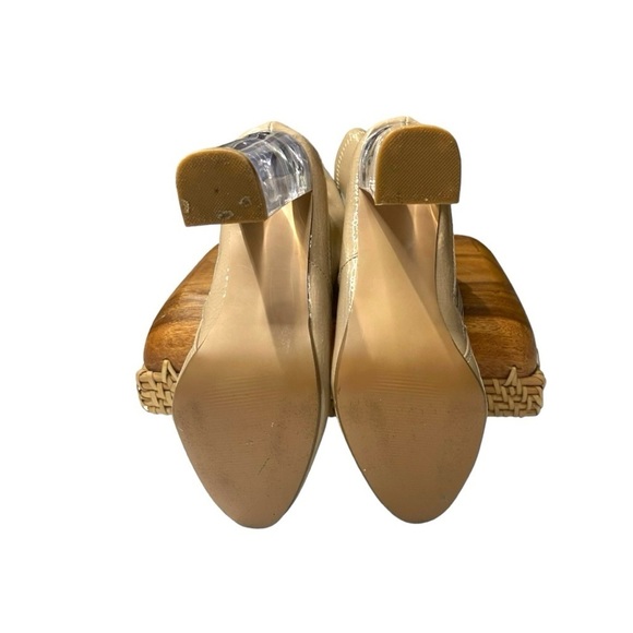 Steve Madden Eminent Taupe Boot with Lucite Heel - Picture 8 of 9